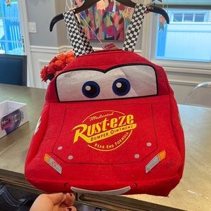 Pottery Barn Kids Lightening McQueen Costume Halloween Disney Pixar Kids Large